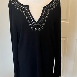 NY Collection Woman Vintage Black 1X